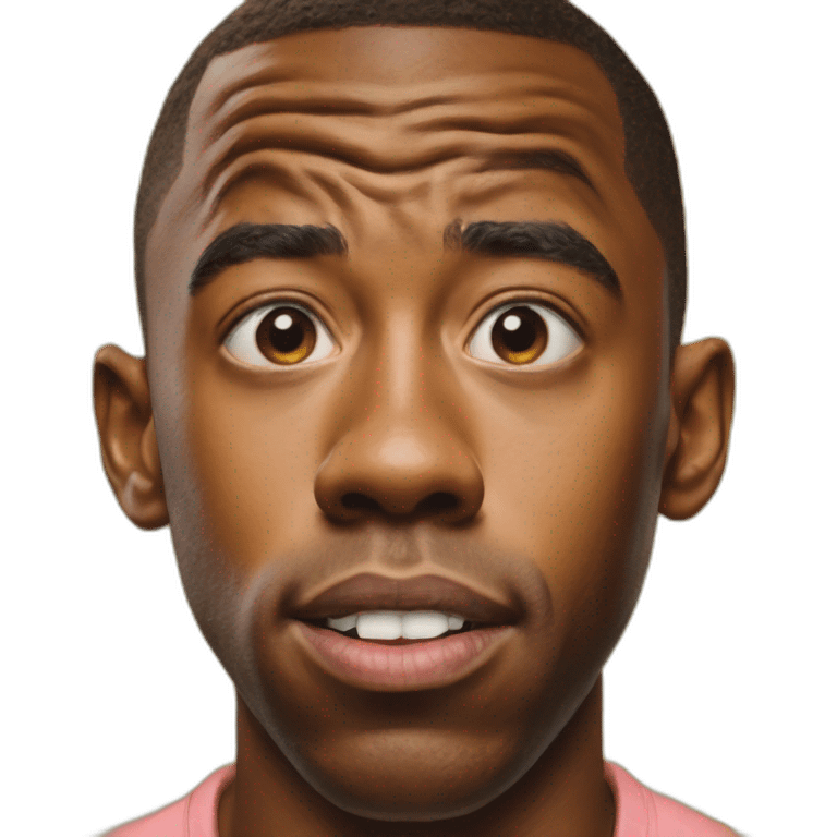 Tyler The creator shoked face emoji