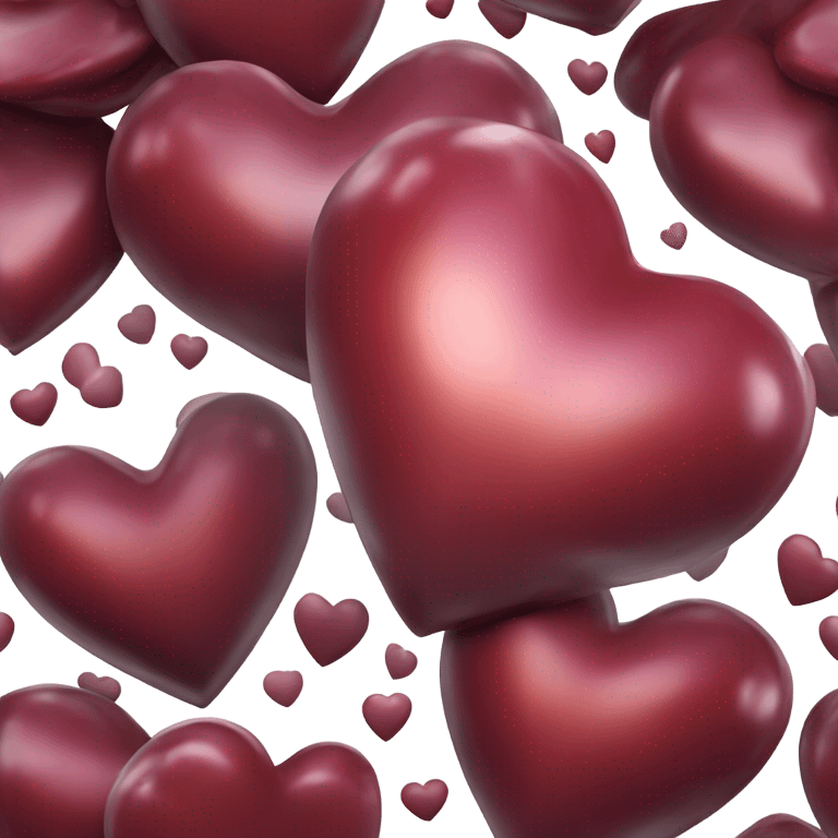 dark red heart emoji