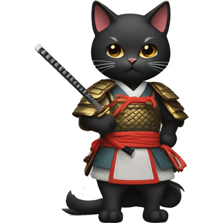 gato samurai emoji