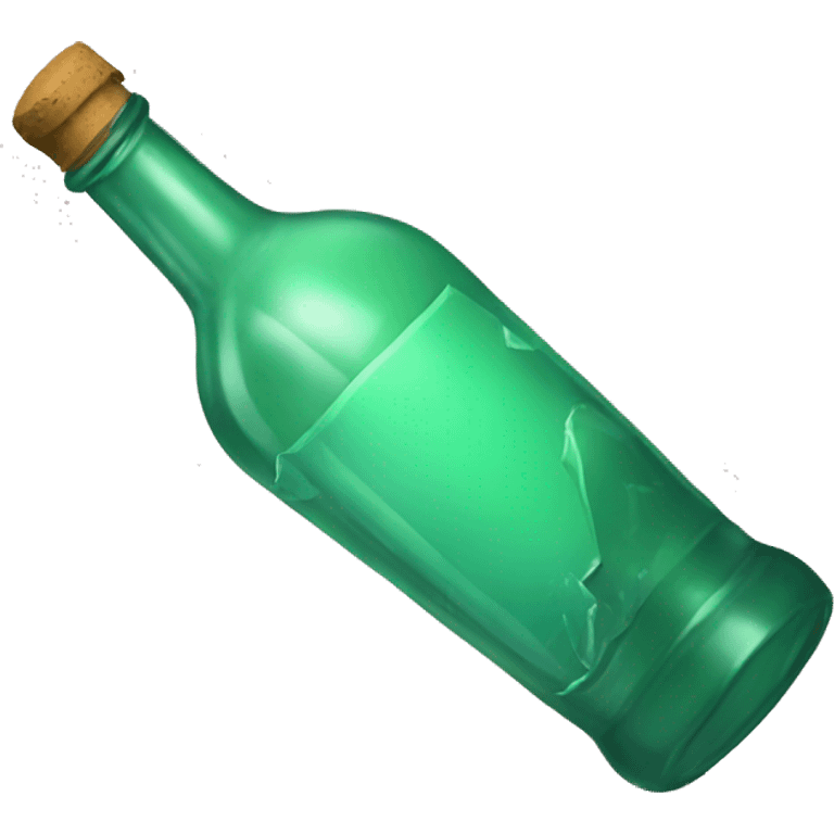 Broken bottle emoji