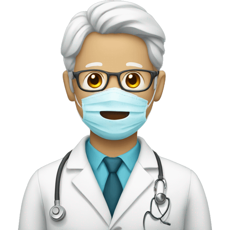 man with doctor's mask emoji