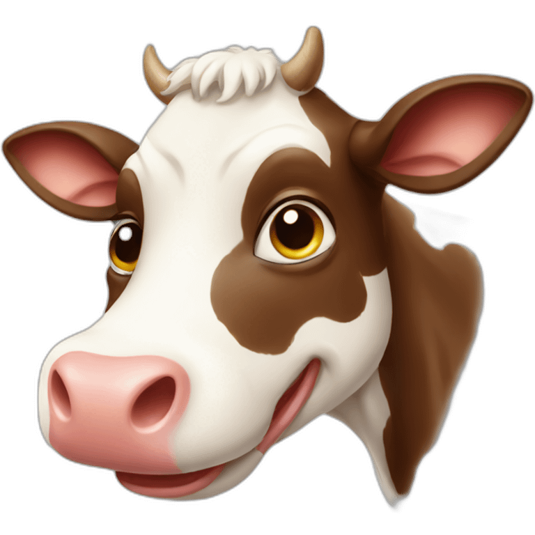 happy cow emoji