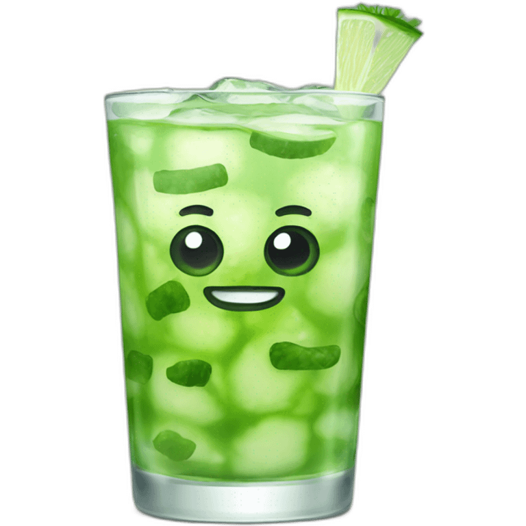 Wasabi Gin and Tonic emoji