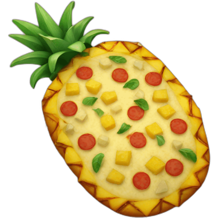 pineapple on pizza emoji