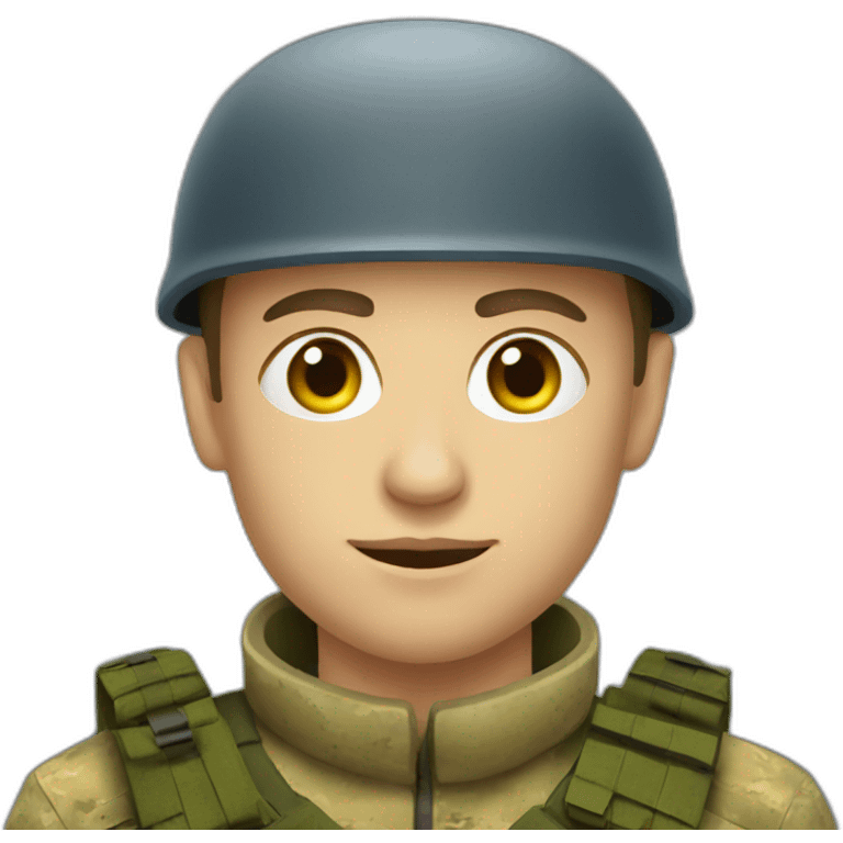 Ukrainian soldier emoji