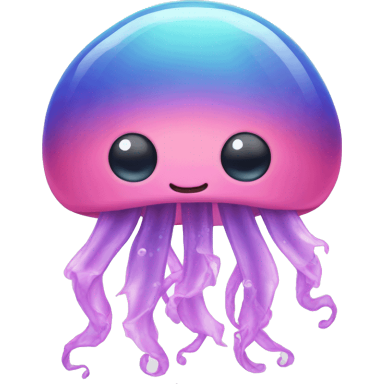 jellyfish with bow emoji