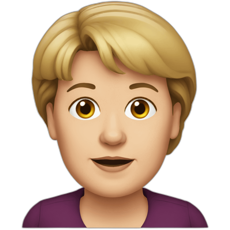 angela merkel emoji