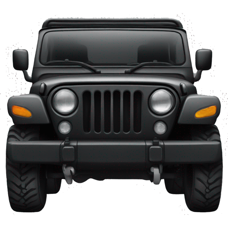 black thar car emoji