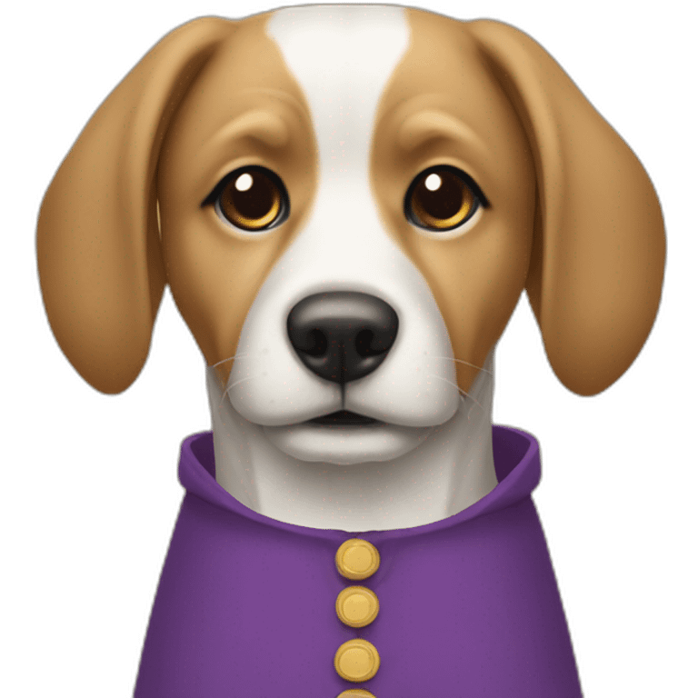 Chien qui porte un costume  emoji