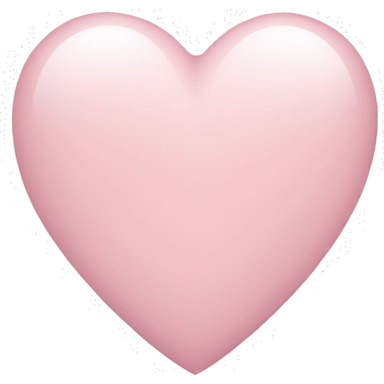 Light pink heart emoji