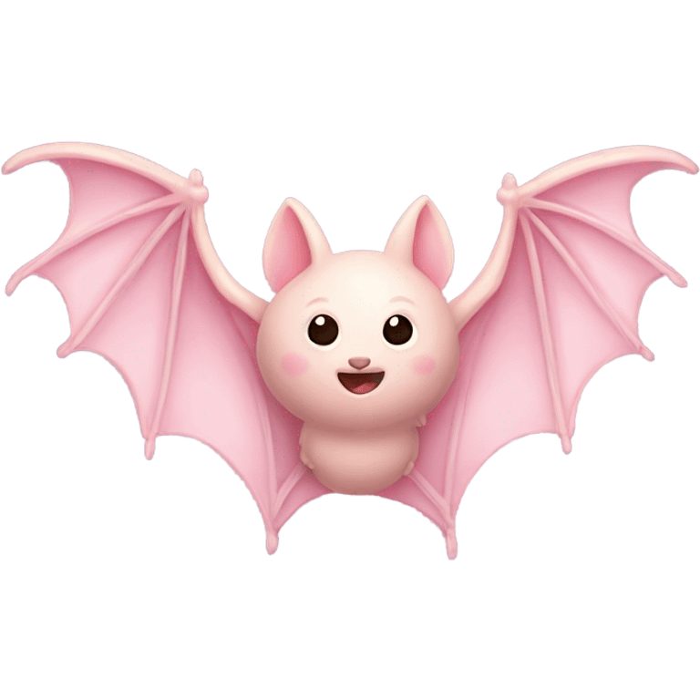 light pink bat  emoji