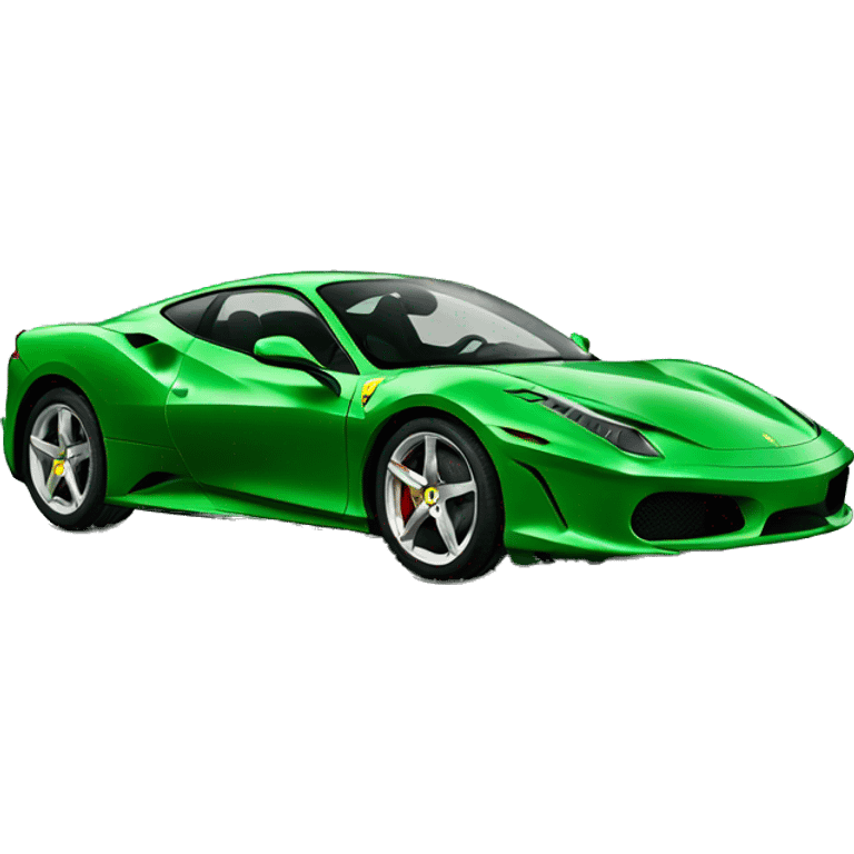 ferrari verde emoji