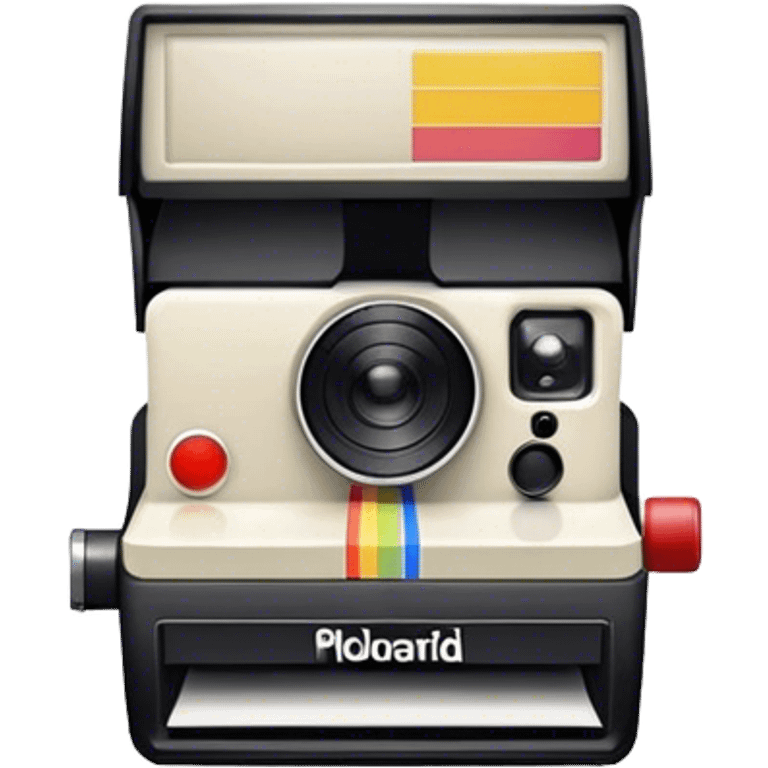 Polaroid photo booth emoji