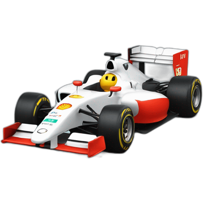 Formula 1 car emoji