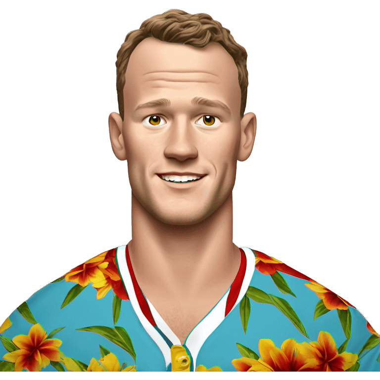 Jonathan Toews as beach bum emoji