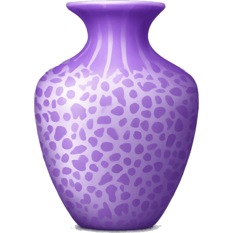 purple vase with patterns without flowers emoji