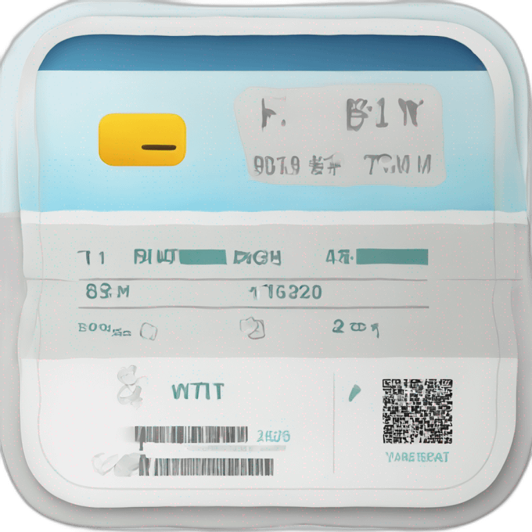 flight ticket boarding pass emoji