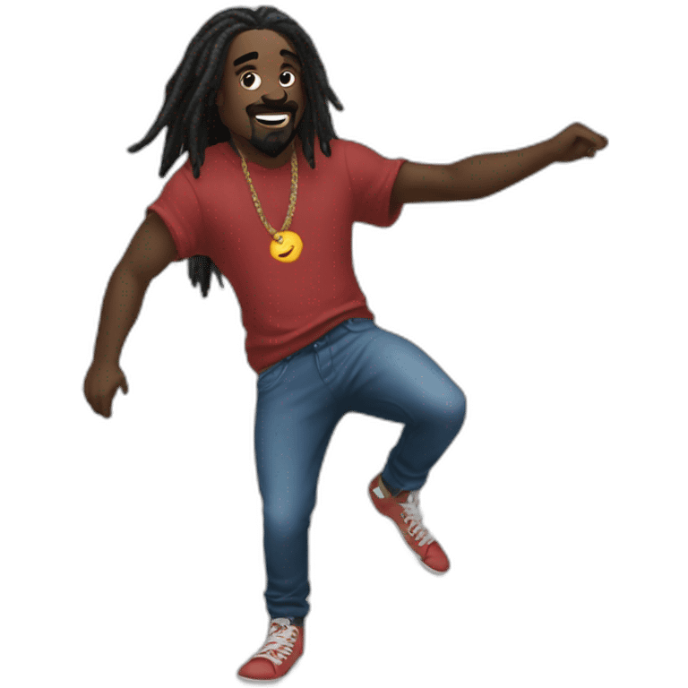 Dancing-wale emoji