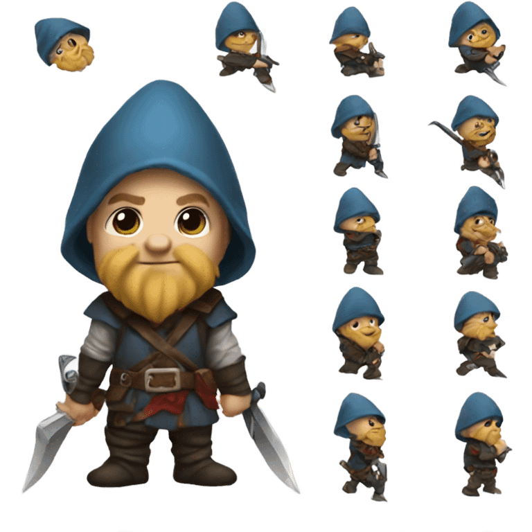 Gnome assassin emoji