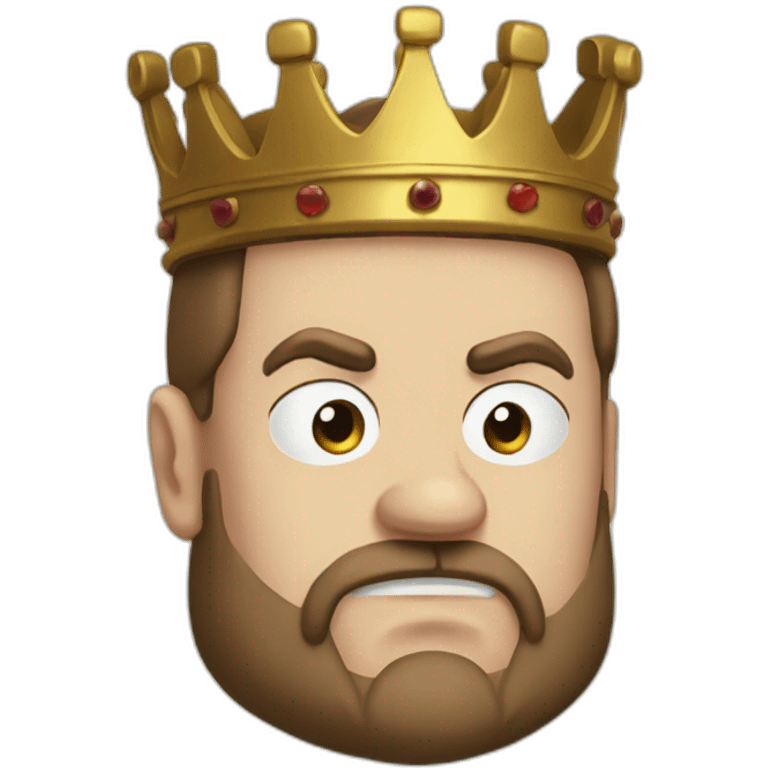 Angry and disappointed king Henry the viii  emoji