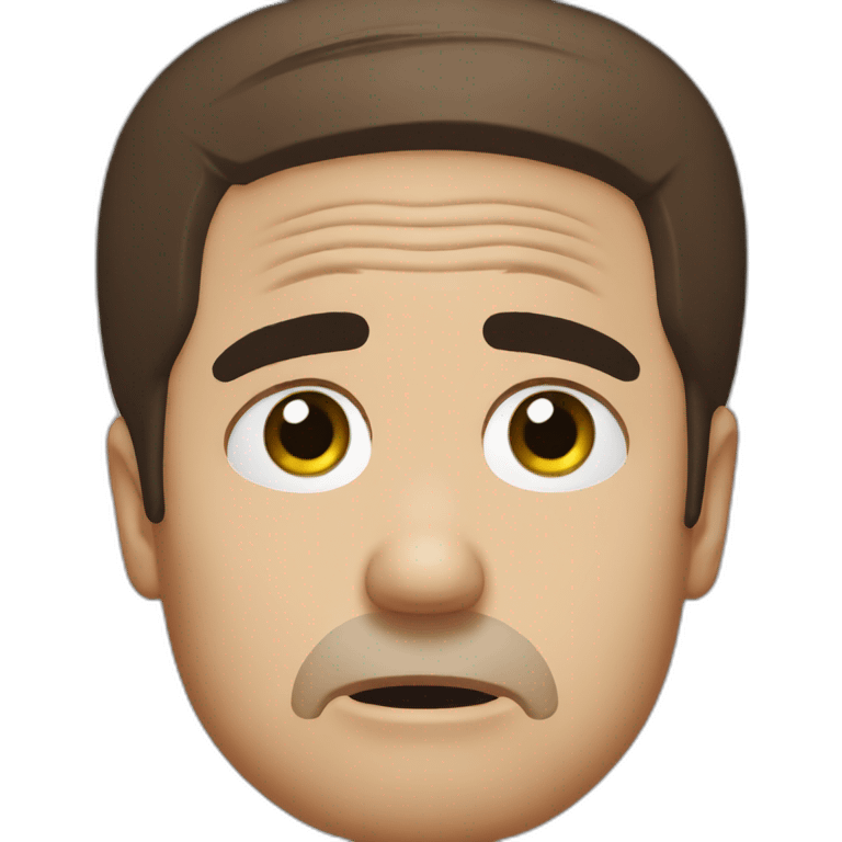 michael scott crying face emoji