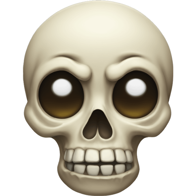 Crying skull emoji