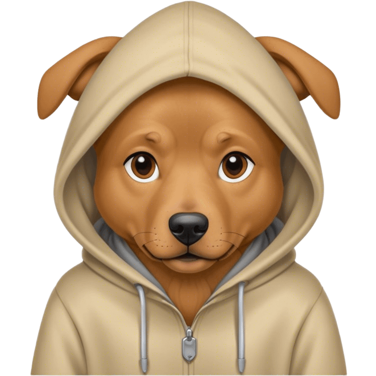 german dog with hoody emoji