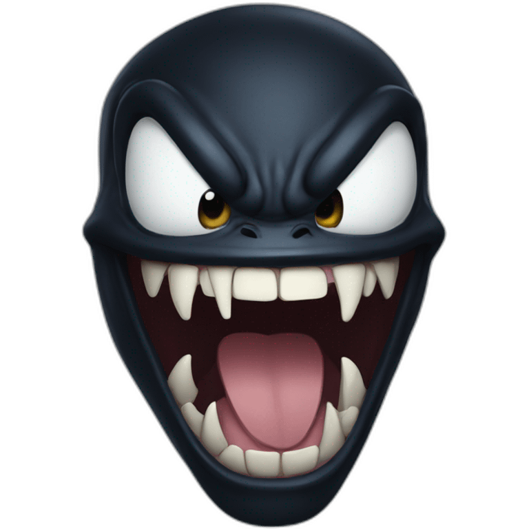 Venom smiling emoji