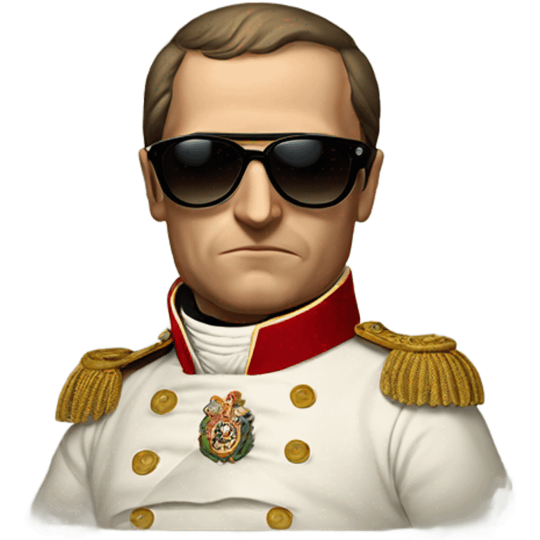  Napoleon  with sunglasses  emoji