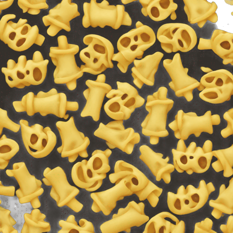 Pasta with chicken emoji