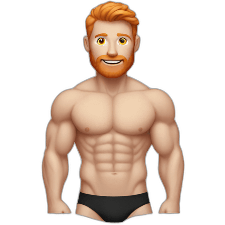 Bodybuild ginger emoji