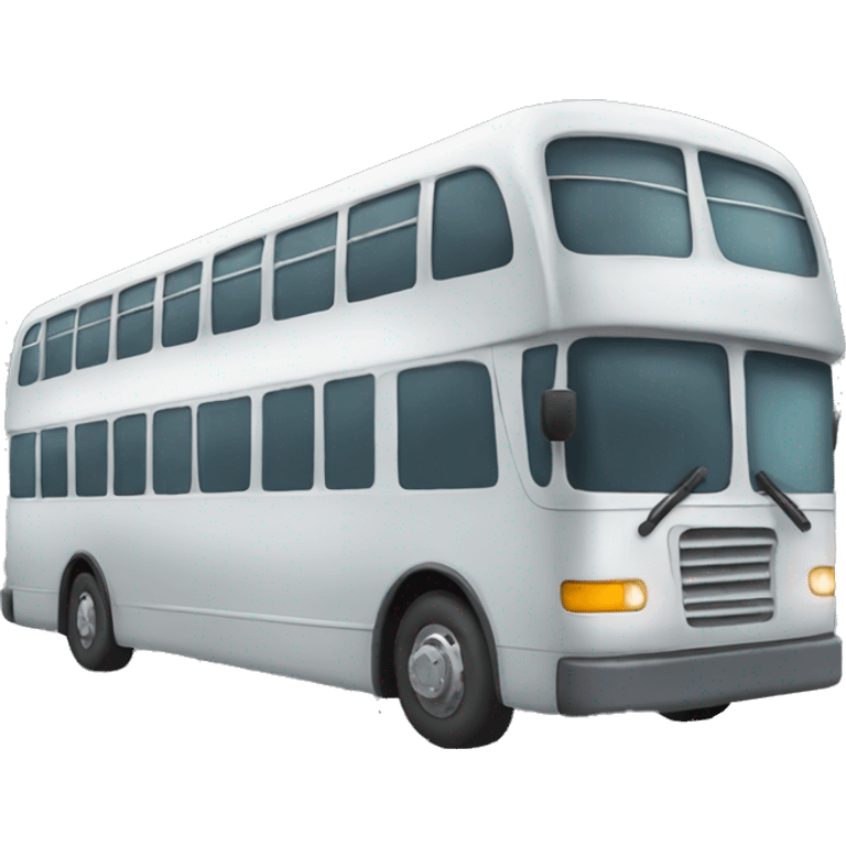 gray bus emoji