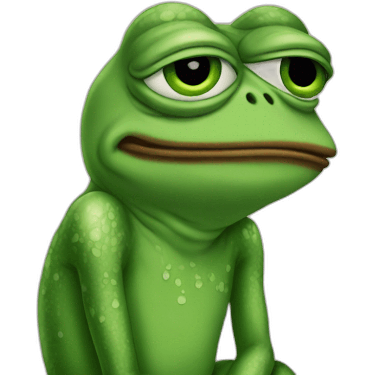 one pepe the frog sad emoji