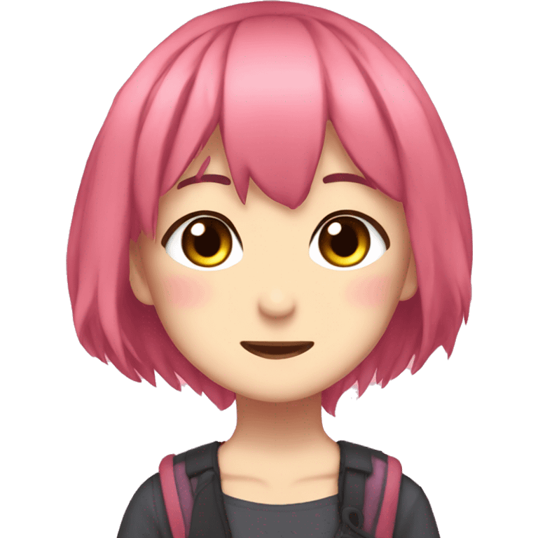 sayori from DDLC emoji