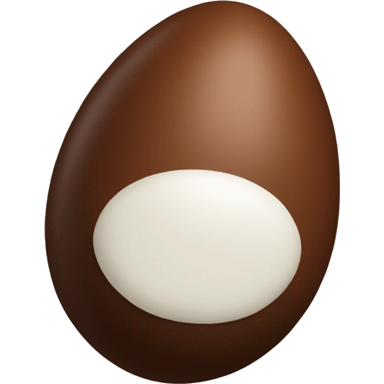 single chocolate egg emoji