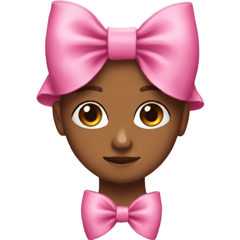 pink bow emoji