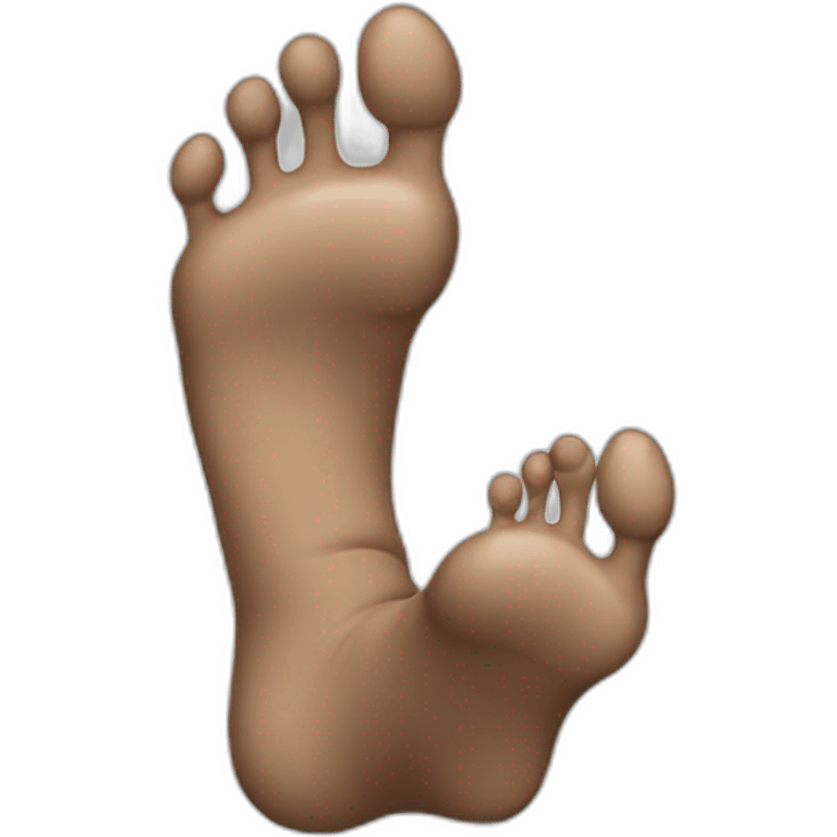 foot-five emoji