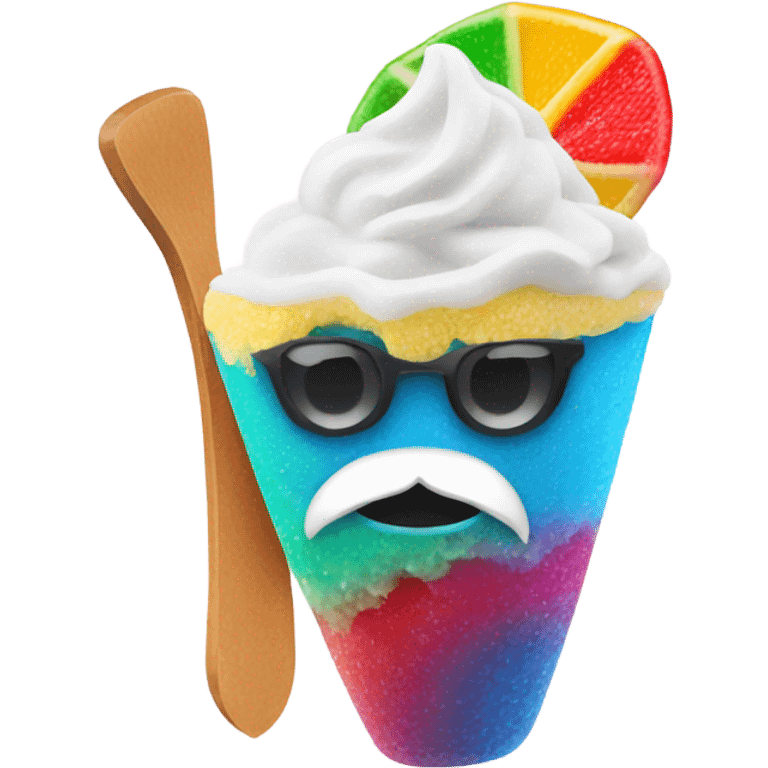 Shave ice emoji