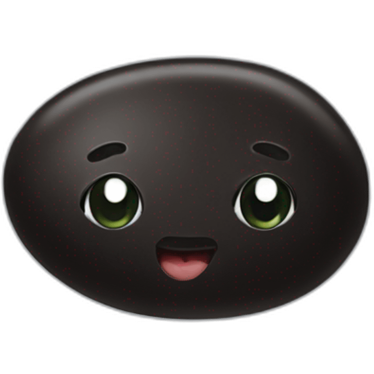 black beans emoji