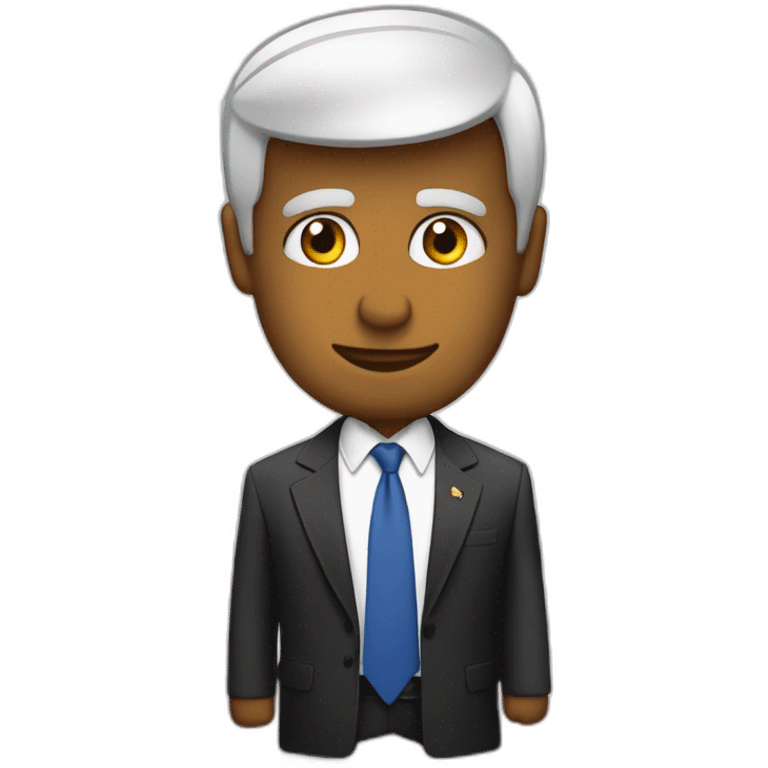 Emanuel on fusioned with Donald Trump emoji