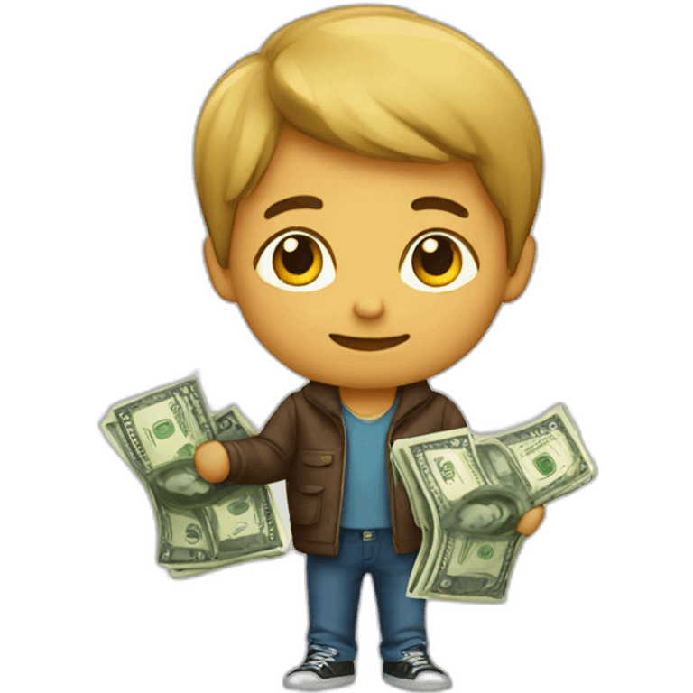 boy with money emoji