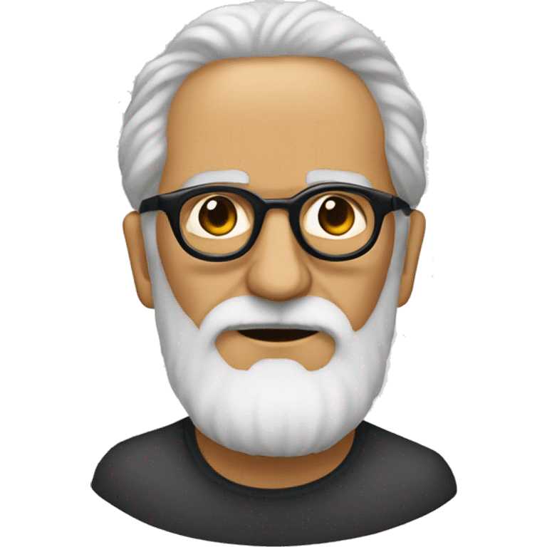 Paulo Freire with aviator glasses emoji