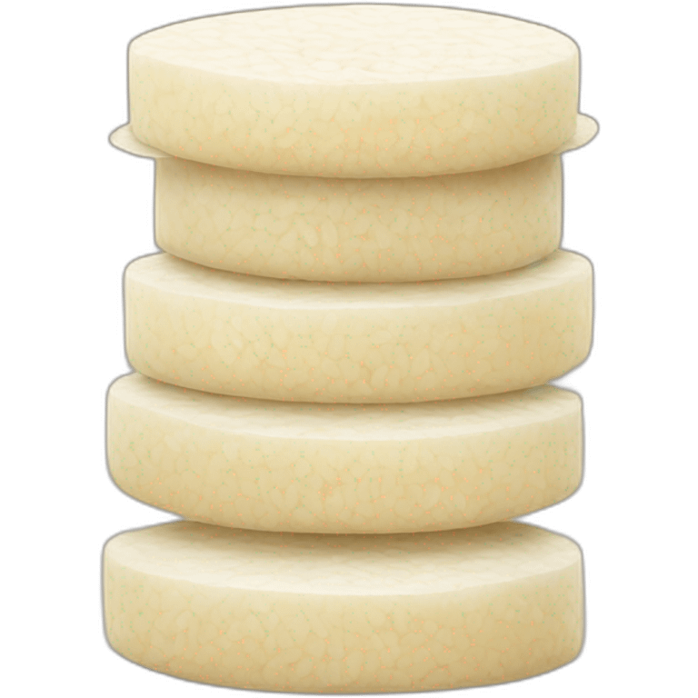 Dry rice cake stack emoji