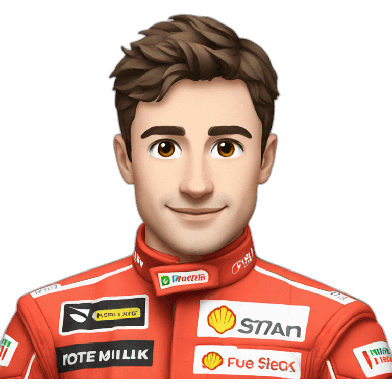 Charles Leclerc f1 driver From head to toe emoji