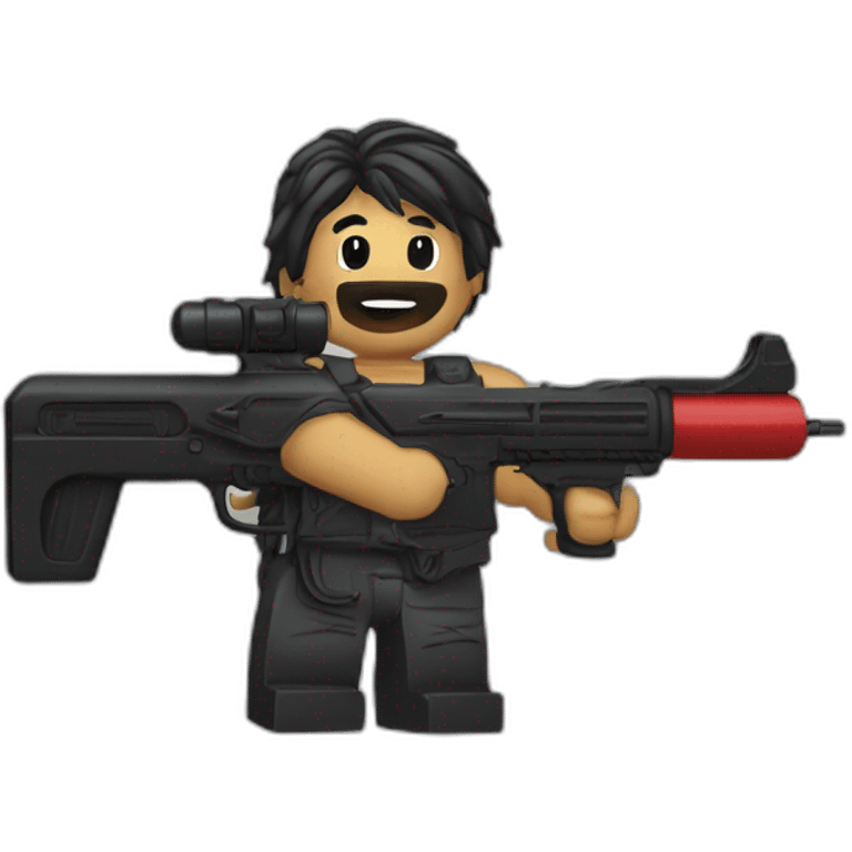 Ryo saeba with magnum 357 emoji