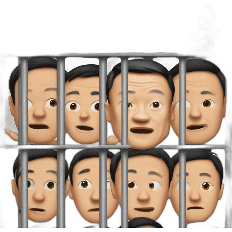 jack ma behind bars emoji