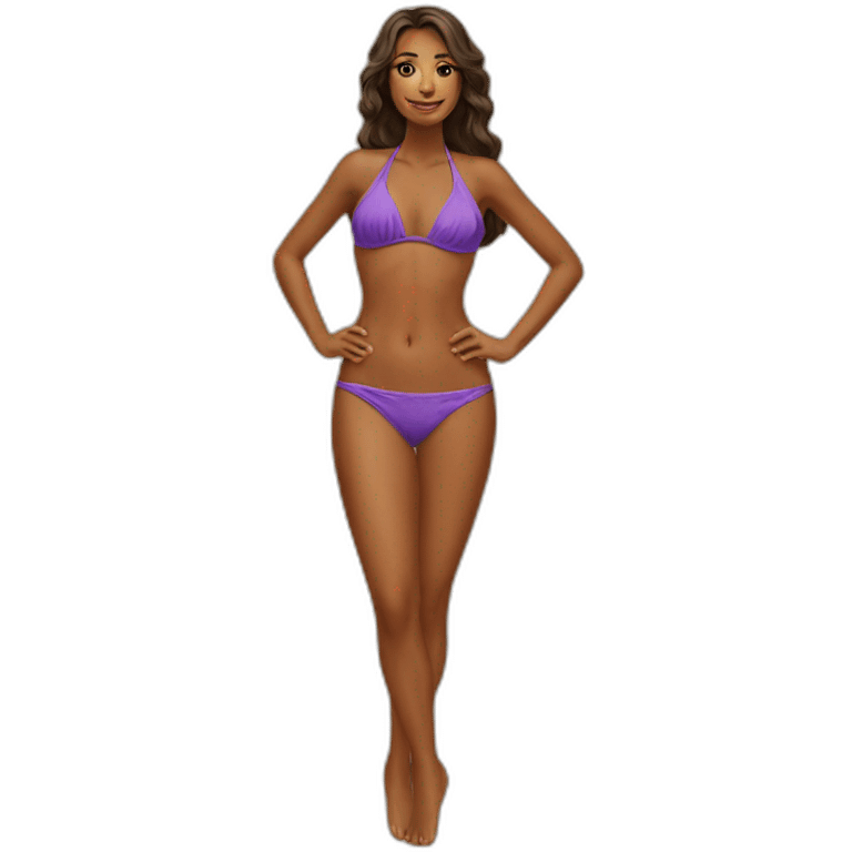 Bikini court emoji