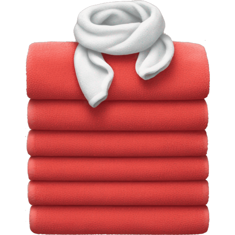 Red towels emoji