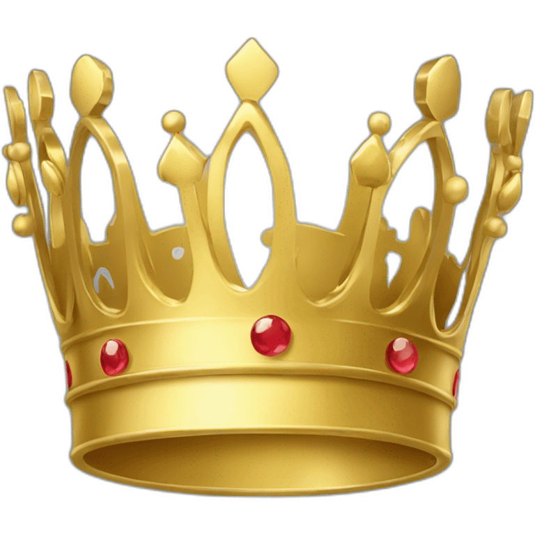 Poker king no background yellow gold crown emoji