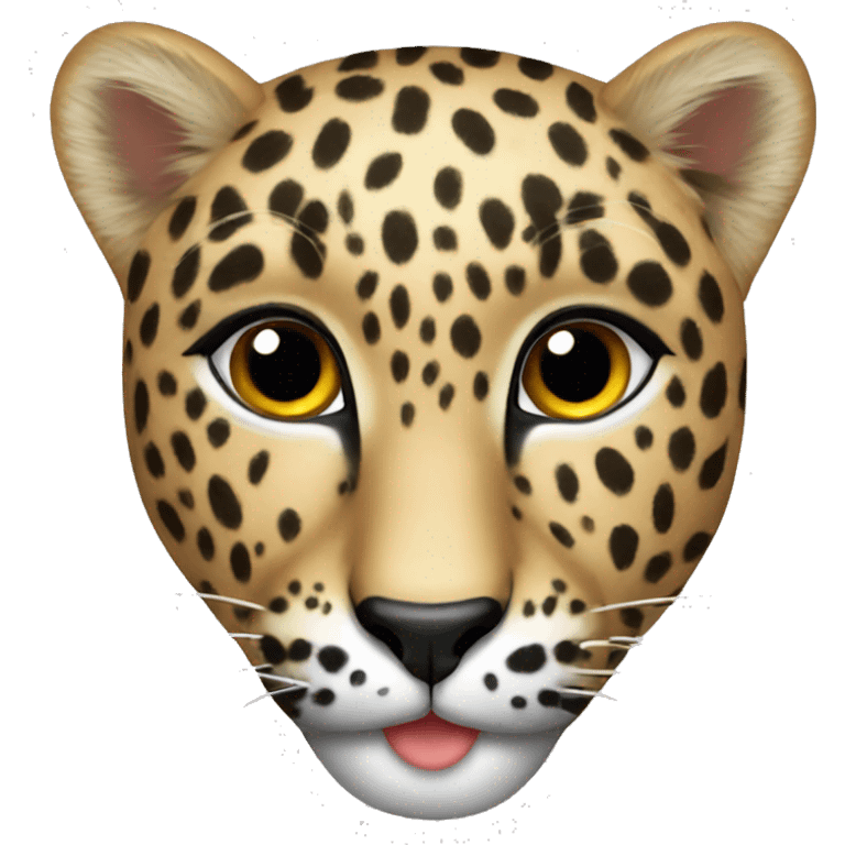 pretty leopard emoji